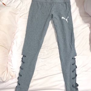 Reebok lace up leggings